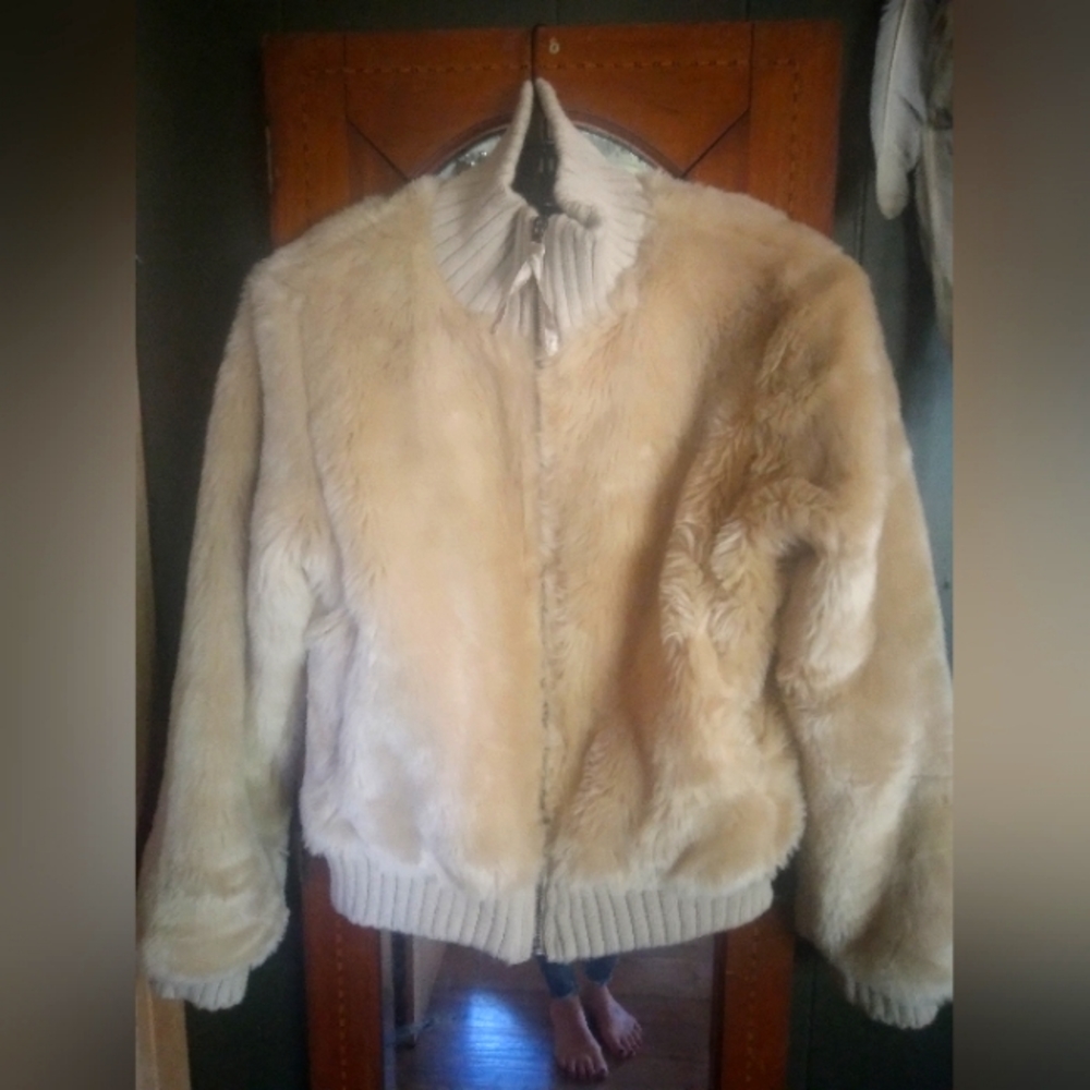 Faux fur jacket